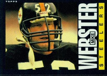 1985 Topps #365 Mike Webster - Pittsburgh Steelers (Football Cards)