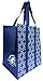 Buti Earth Bags | Reusable Grocery Shopping Bags | Premium Quality, Heavy Duty, Extra Large, Folding & Completely Wipeable! (2 Pack, Navy)