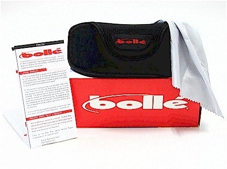 BOLLE Boa 10632 Shiny Black Frame - Polarized Grey Lens Sunglasses
