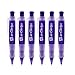 Avery eGrip Retractable Ballpoint Pen, Medium Point, Black Ink, Pack of 6, Purple, (Bulk Packaging)