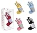 6 PIECE STAINLESS STEEL KNIFE BLOCK SET - PINK (GREAT SET TO MATCH YOUR KITCHENS DECOR!)