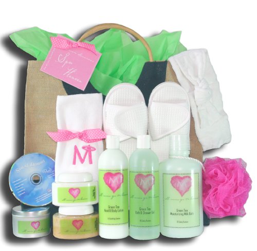 Gifts for Moms - SPA Gift Basket (SLIPPER SIZE - MEDIUM)