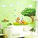 Gadfly- Peel & Stick Nursery/Baby Wall Sticker Decal (Tree Clouds and Winnie)