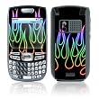 Rainbow Neon Flames Design Protective Skin Decal Sticker for Palm Treo 680 Cell Phone