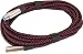 Musicians Gear Tweed Lo-Z Woven Mic Cable, Black Tweed 20 Foot