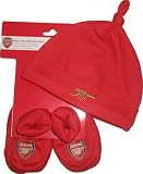 from Arsenal F.C. Arsenal Football Club Hat and Bootee Set (3 - 6 Months) (Model AFC010 3/6)