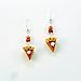Holiday Pumpkin Pie Dangle Earrings