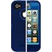 OtterBox APL2-I4SUN-E7-E4OTR Defender Series Hybrid Case and Holster for iPhone 4 and 4S, Retail Packaging (Ocean/Night Blue)