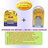 3HR BATTERY+1HR CHARGER FOR KODAK DX7440 Z740 Z760 Z730 P880 P850 P712 KLIC5001