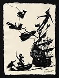 Handmade Papercut Art - Peter Pan Silhouette