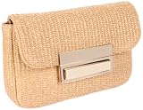 Lauren Merkin Iris Clutch, Natural, One Size