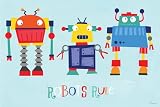 Oopsy daisy Robots Rule Wall Art 30x20 Reviews 51rUAAt1tuL. SL160 Oopsy daisy Robots Rule Wall Art 30x20 Reviews