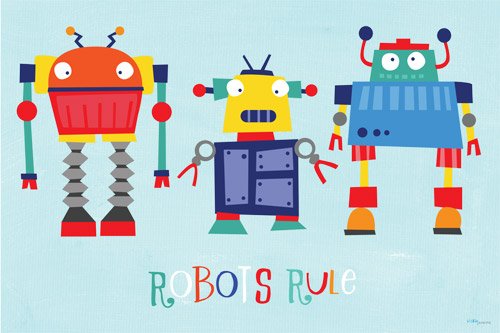 Oopsy daisy Robots Rule Wall Art 30x20 Reviews 51rUAAt1tuL Oopsy daisy Robots Rule Wall Art 30x20 Reviews
