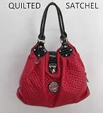 Red & Black - Quilted Satchel - You're Too Good for Him