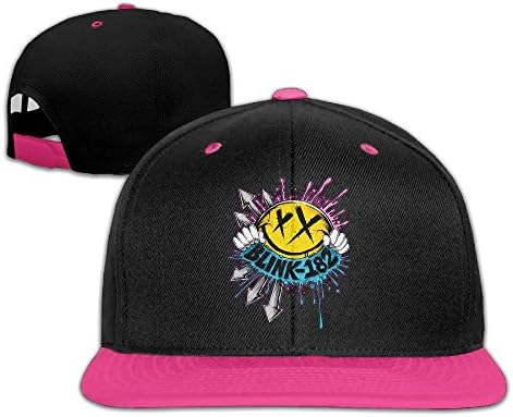 GUANGTM Blink 182 Deck Smiley Logo Custom Cap Pink