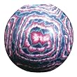 4" Purple Swirl Candle