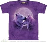 Loving Wolves 100% Cotton T-Shirt in Adult & Youth Sizes