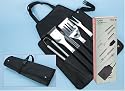 11 piece BBQ set with apron