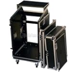 TOV 16U Mixer Combo Package Case with Laptop Shelf