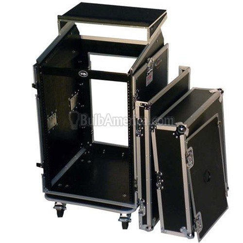 TOV 10U Mixer Combo Package Case with Laptop Shelf