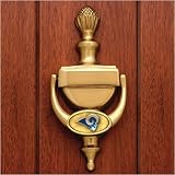 St Louis Rams Brass Door Knocker