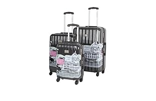 Lollipops Set de 3 trolleys rígidos (Negro)