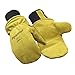 RefrigiWear Fleece Lined Insulated Leather Mitt Glove, Large