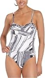 Nicole Miller Women's 1-Piece Bustier Swimsuit