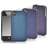 CaseCrown Chameleon Glider Case for Apple iPhone 4 and 4S (AT&T, Sprint, & Verizon compatible) Screen Protector included - Blue/Purple