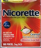 Nicorette Cinnamon Surge 100ct 2mg, 0.46 Packages