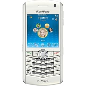 BlackBerry 8100 White Pearl myFaves Phone (T-Mobile