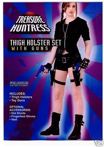 LARA CROFT STYLE TWIN THIGH GUN AND HOLSTER SET