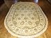 Handmade Indian Sultanabad Oval Rug 5'11"x8'11"