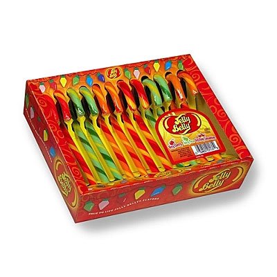 Jelly Belly Candy Cane Cherry, Pear And Cinnamon Flavour 170g Picture