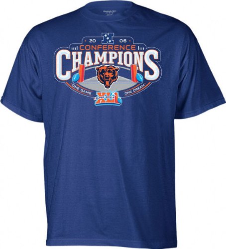 Buy Chicago Bears 2006 NFC Conference Champions Renegade T-Shirt