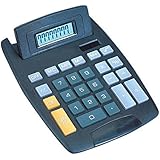 Large Desk Top Calculator With Adjustable Display-Black-8 Digit Calculator-Batteries Included