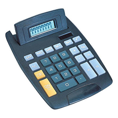 Large Desk Top Calculator With Adjustable DisplayBlack8 Digit
