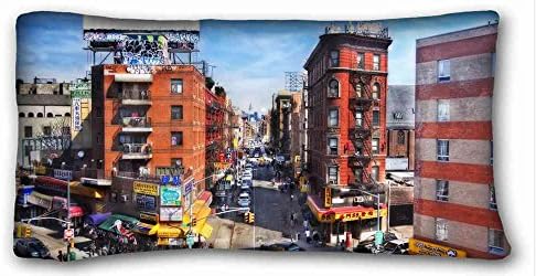 Custom Characteristic City Pillowcase Cushion Cover Design Standard Size 20x36 inches One Sides suitable for King-bed