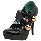 Betsey Johnson Women\'s Rylie Button Strap Pump