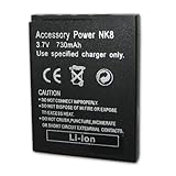GOLDEN SERIES Replacement NIKON EN-EL8 / ENEL8 Li Ion Battery for Nikon Coo ....
