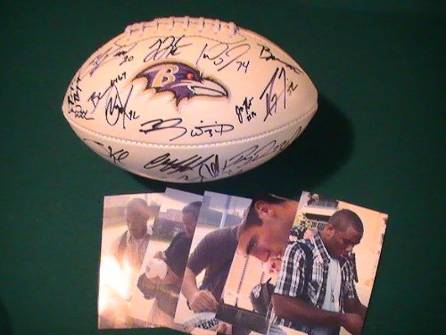 Baltimore Ravens Ray Rice Signed Autographed Full Size Football Coa + Hologram w/ Football Case