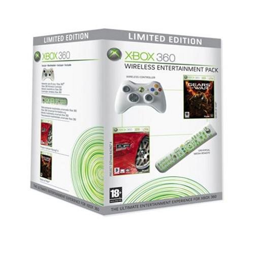 Gears of war + Project Gotham 4 + 1 manette sans fil + 1 télécommande universelle - Xbox 360