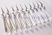 10 Large Clear Crystal 61mm Chandelier Icicle U-drop Prisms Lamp Parts