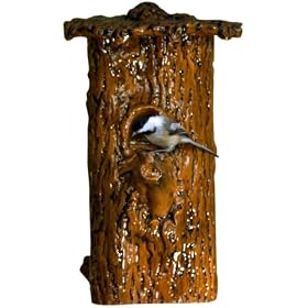 Habita Birdfeeder Tree Trunk Chestnut by 