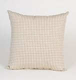 Central Park Pillow - Tan Check