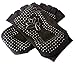 Aries Premium Non Slip Toeless Women's Yoga Socks, S-M, Black