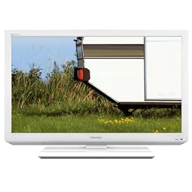 Toshiba 26DL834G 26 inch Widescreen LED TV (HD-Ready, DVB-T/-C, CI+, built in DVD-Player) white