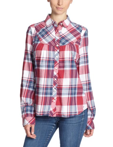 Hilfiger Denim SlimFit Damen Bluse  1657602718 / Fleur shirt l/s, Gr. 36 (M), Mehrfarbig ( Preisvergleich