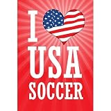 I Love USA Soccer (World Cup, Red) Sports Poster Print 13x19 51rUy3CxxkL. SL160 I Love USA Soccer (World Cup, Red) Sports Poster Print 13x19