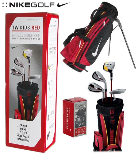 Junior's Nike TW Kids Red Complete Set